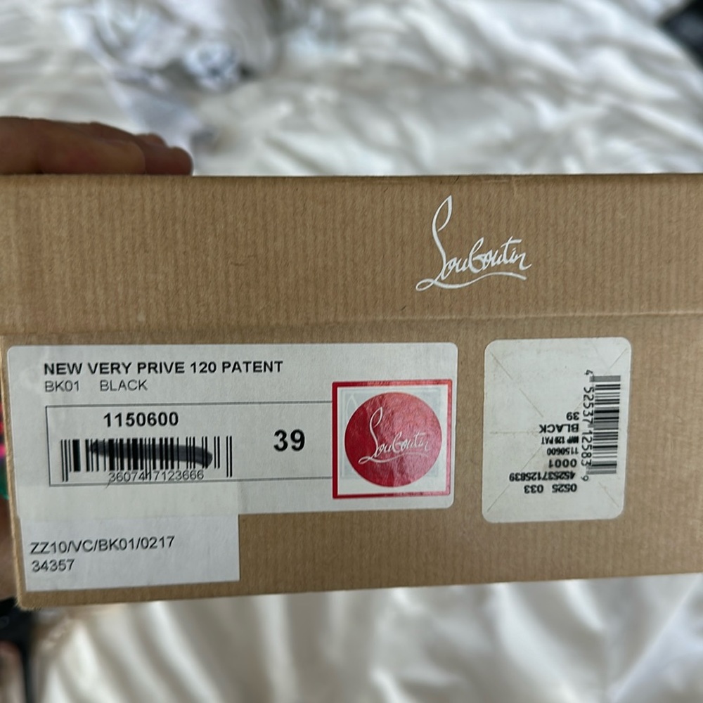 Louboutin New Very Prive 120 Patent Red Bottom Shoes